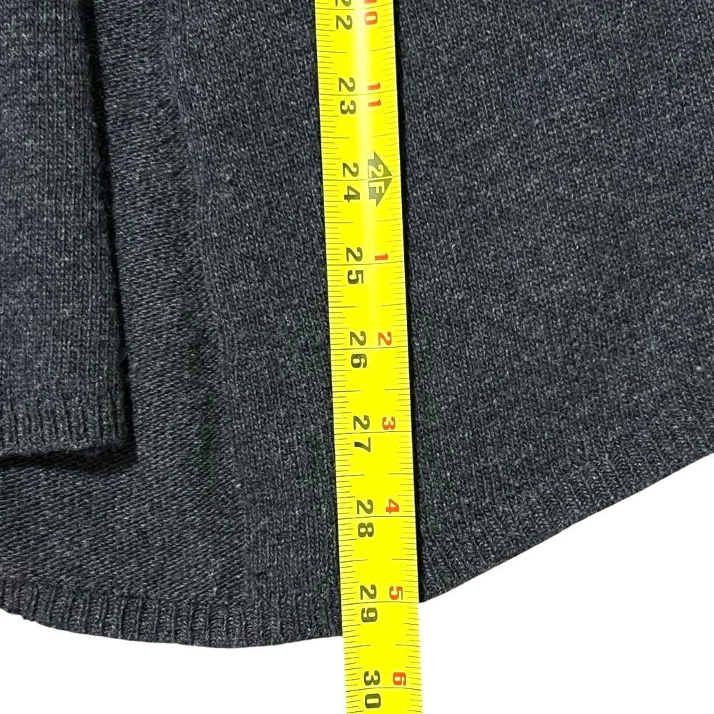 Lafayette 148 Wool Sweater Vest Cardigan S Leather Minimalist Capsule Wardrobe - Picture 8 of 10